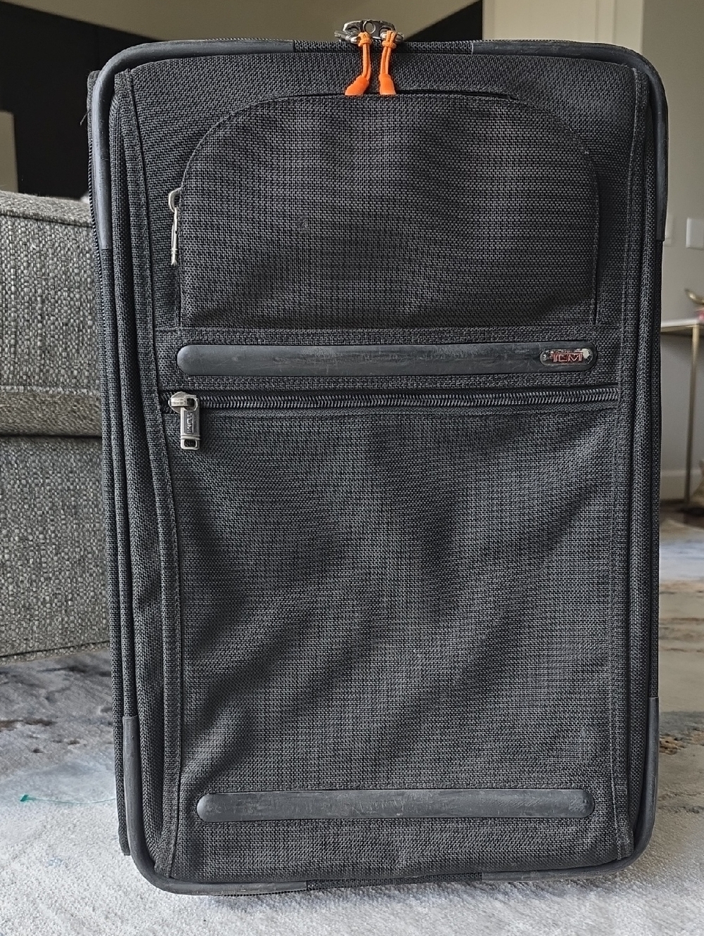 Tumi carry on suitcase black